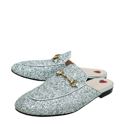 gucci princetown silver|gucci princetown slippers sale.